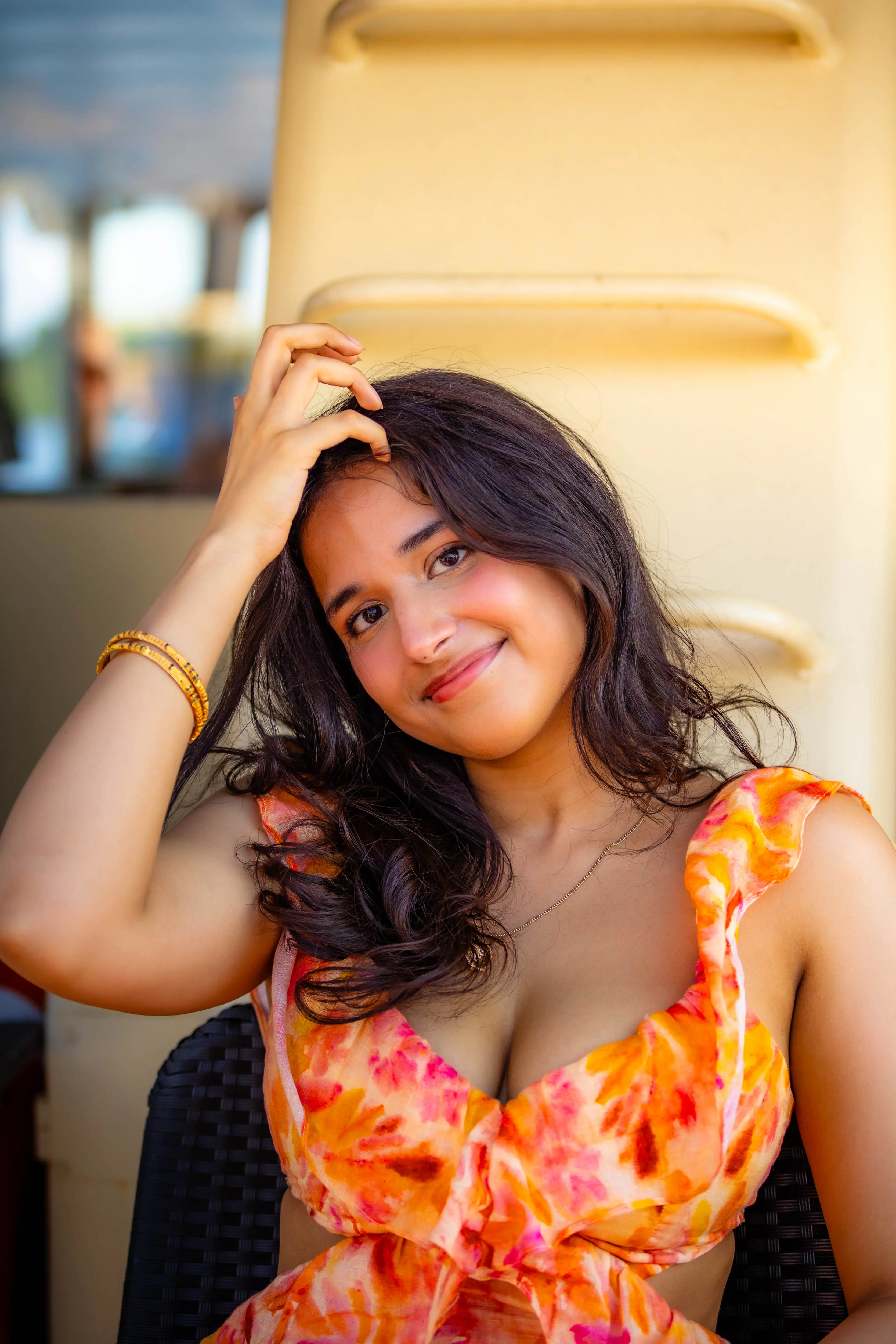 On-location portrait in natural light — Alexander Krohn